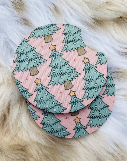 Christmas Tree Coaster Set