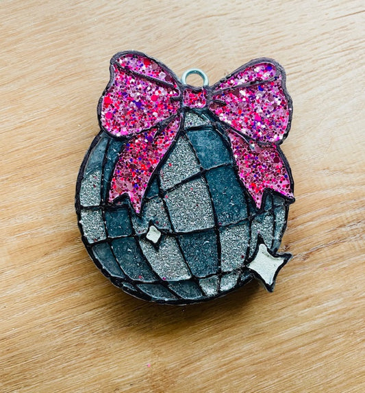 Disco Ball with Bow